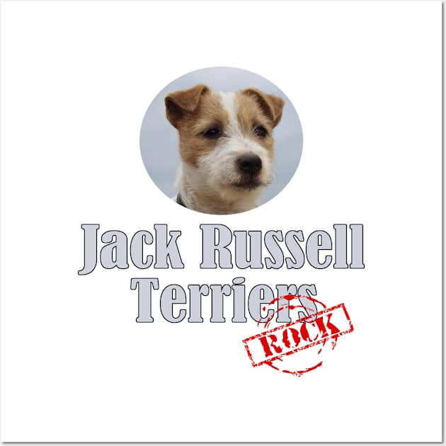 Jack Russell Terriers Rock! Wall Art by Naves